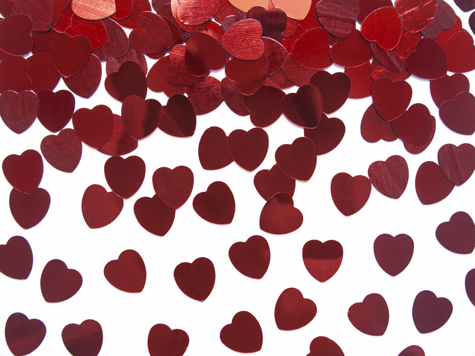 Κονφετί Foil Κόκκινες Καρδιές 10mm – 30 Γραμμάρια