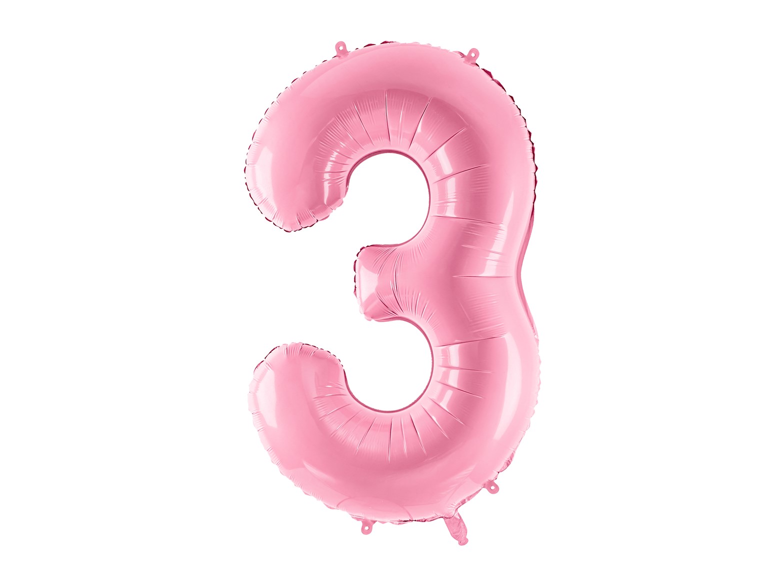 Μπαλόνι Foil Ροζ Αριθμός Τρία 86εκ