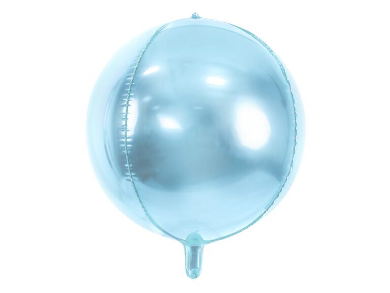 Μπαλόνι Foil Στρογγυλό Μεταλλικό Γαλάζιο 40εκ