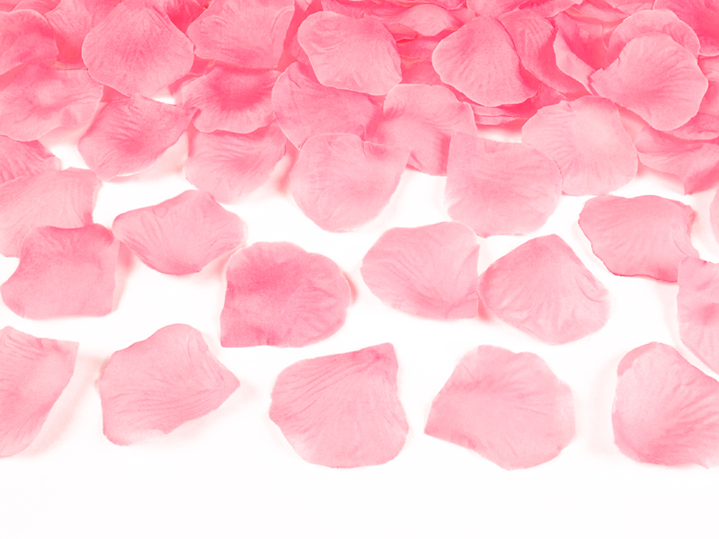 Υφασμάτινα Ροζ Ροδοπέταλα – 100 Τεμάχια