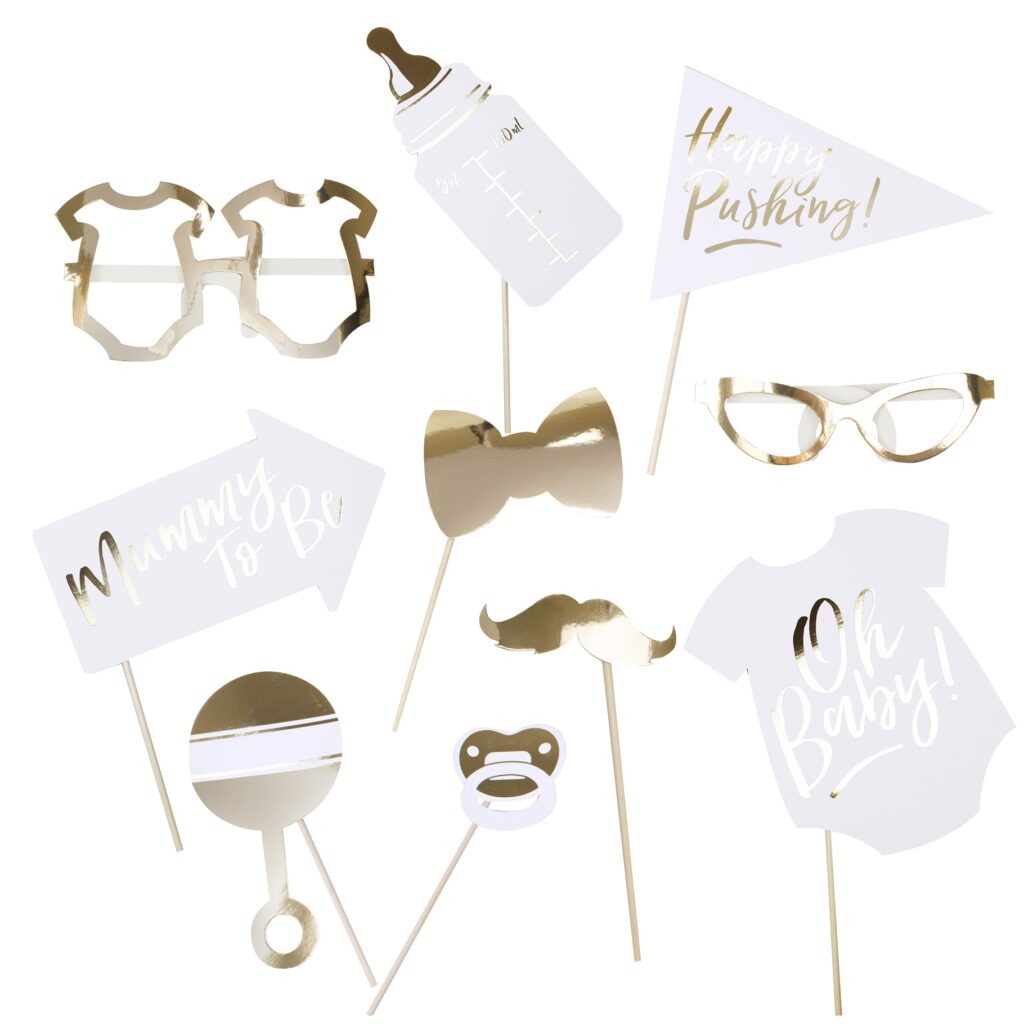 Photo Booth Props Oh Baby – 10 Τεμάχια