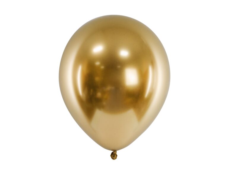 Μπαλόνια Latex Glossy Χρυσά 30εκ – 50 Τεμάχια