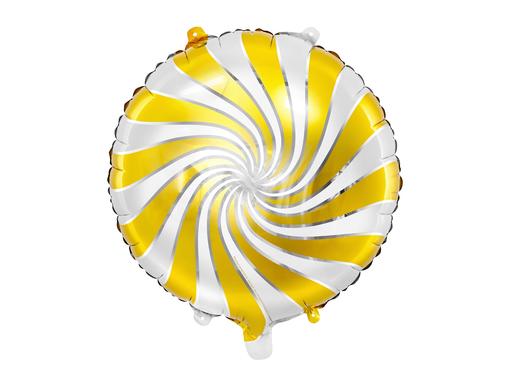 Μπαλόνι Foil Candy ‘Ασπρο Χρυσό 35εκ