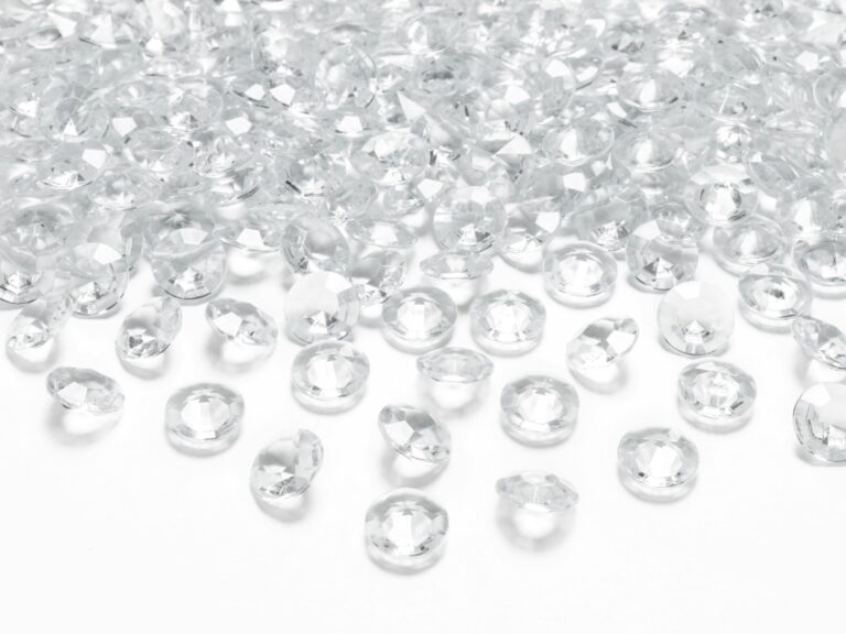 Κρυσταλλάκια σε Σχήμα Διαμαντού Διάφανα 12χλστ – 100 Τεμάχια