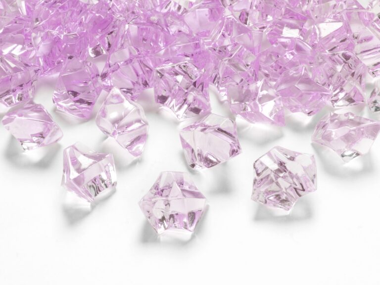 Κρυσταλλάκια Ροζ 25×21χλστ – 50 Τεμάχια
