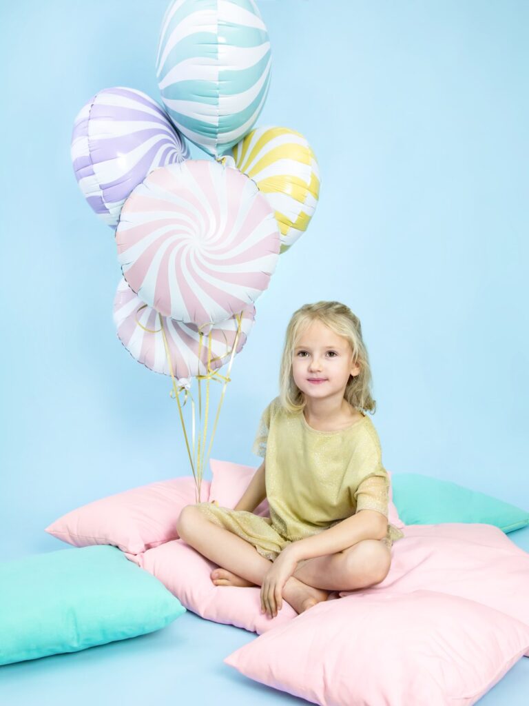 Μπαλόνι Foil Candy ‘Ασπρο Ροζ 35εκ