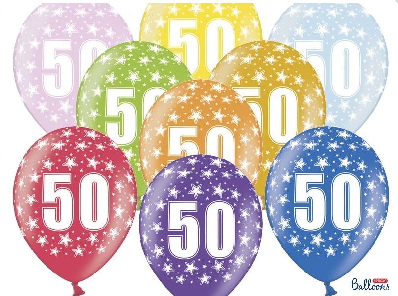 Μπαλόνια Latex 50s – 6 Τεμάχια
