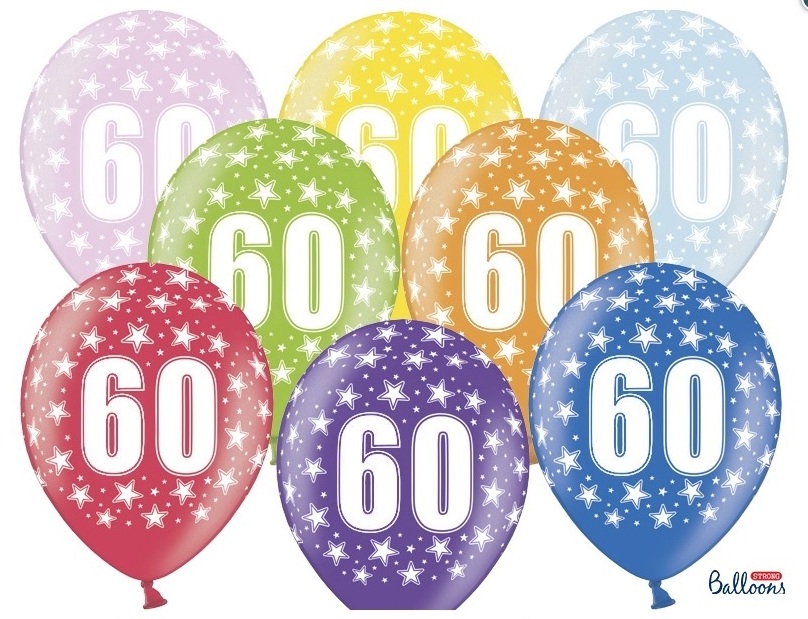 Μπαλόνια Latex 60s – 6 Τεμάχια