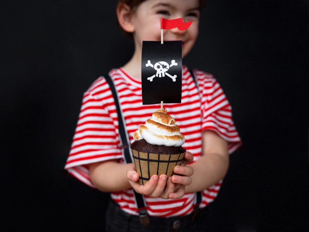 Σετ Διακόσμησης Cupcake Πειρατές – 12 Τεμάχια
