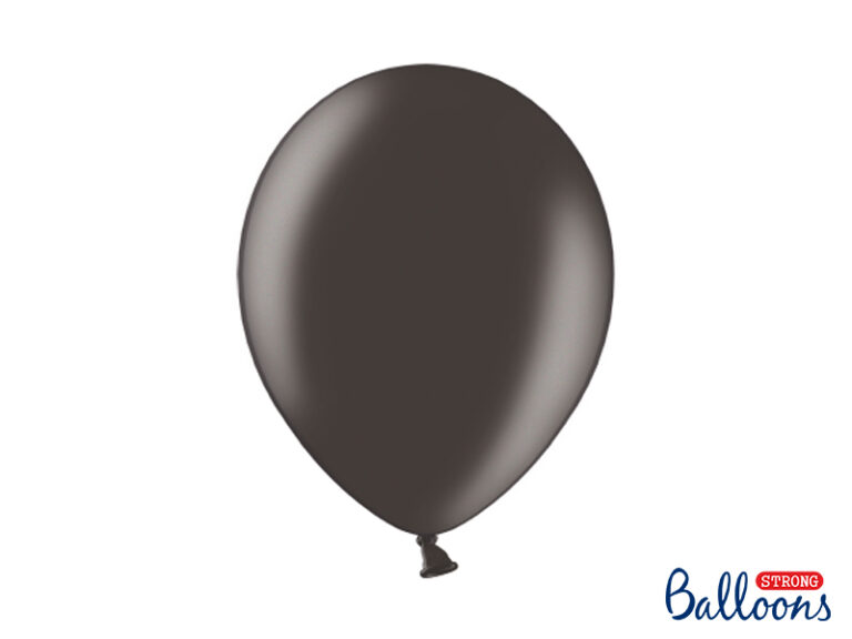 Μπαλόνια Latex Μαύρο 30εκ – 10 Τεμάχια