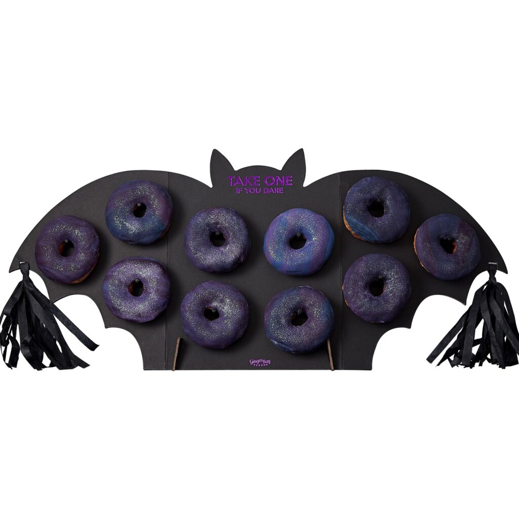Χάρτινο Μαύρο Donut Wall Νυχτερίδα