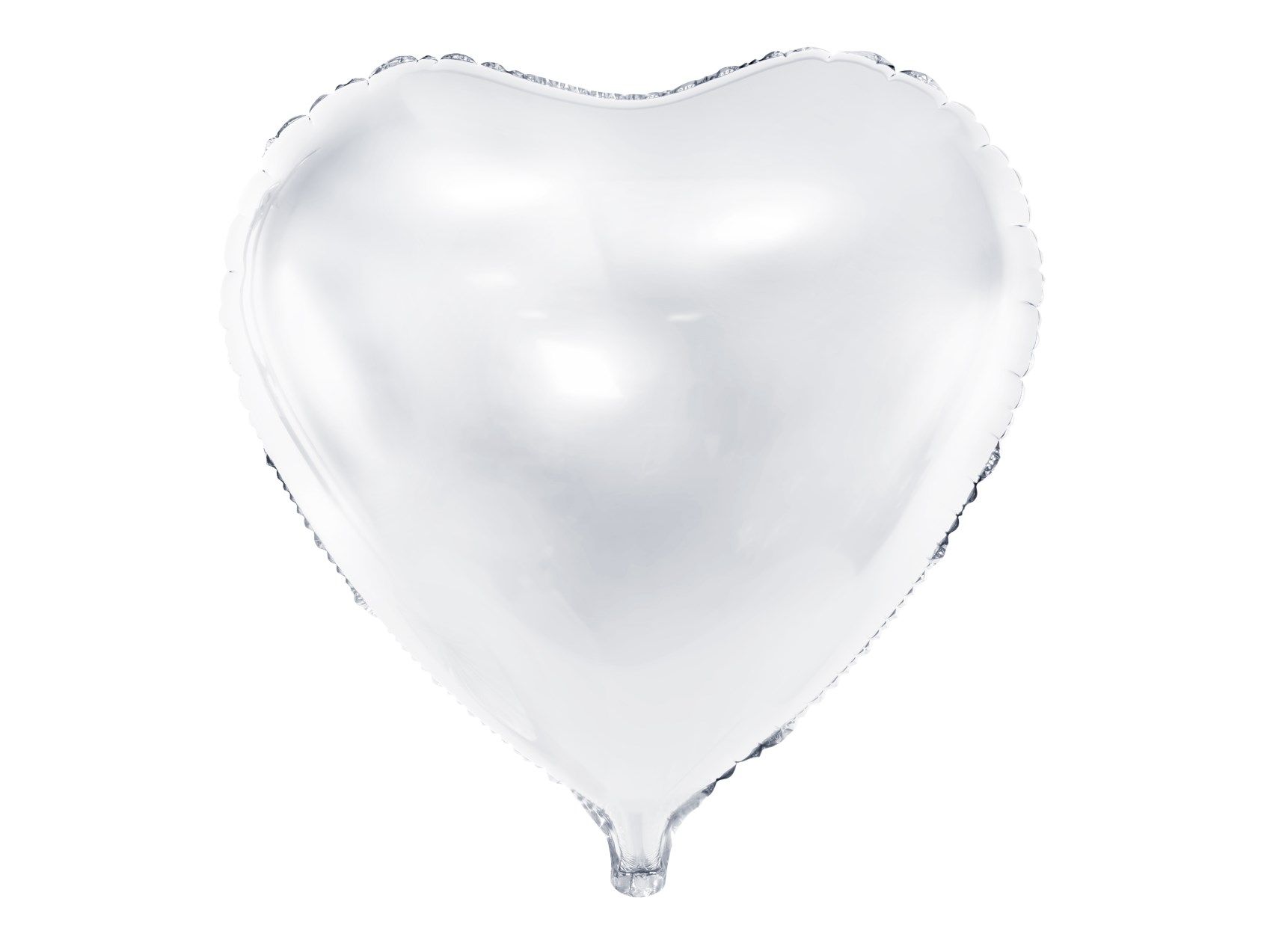 Μπαλόνι Foil Καρδιά Λευκό 45εκ