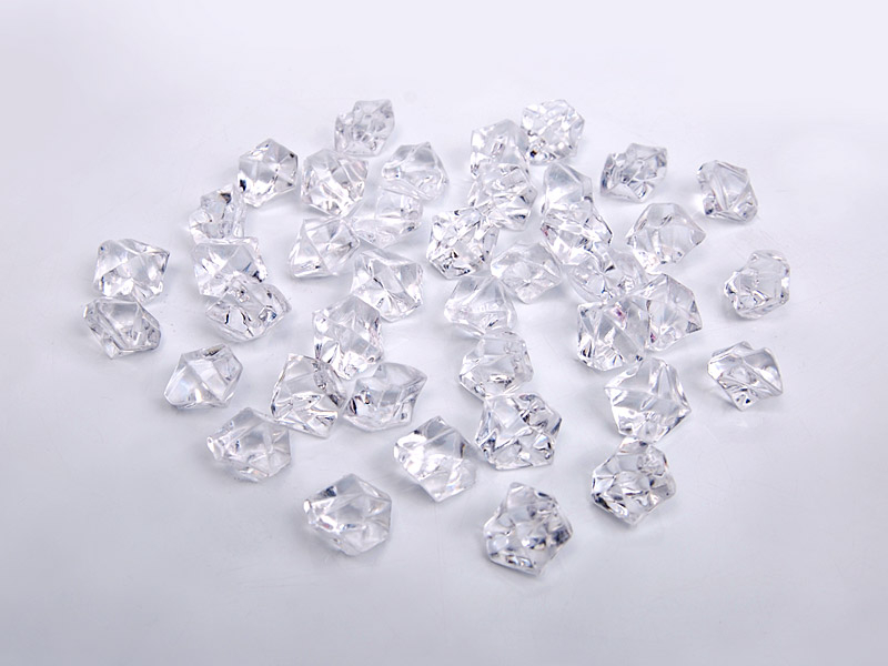 Κρυσταλλάκια Διάφανα 25×21χλστ – 50 Τεμάχια