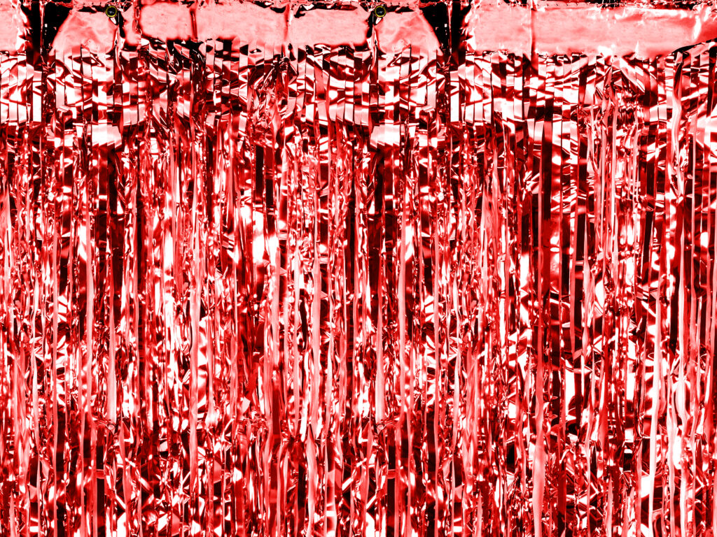 Διακοσμητική Κουρτίνα Κόκκινη 90×250εκ.