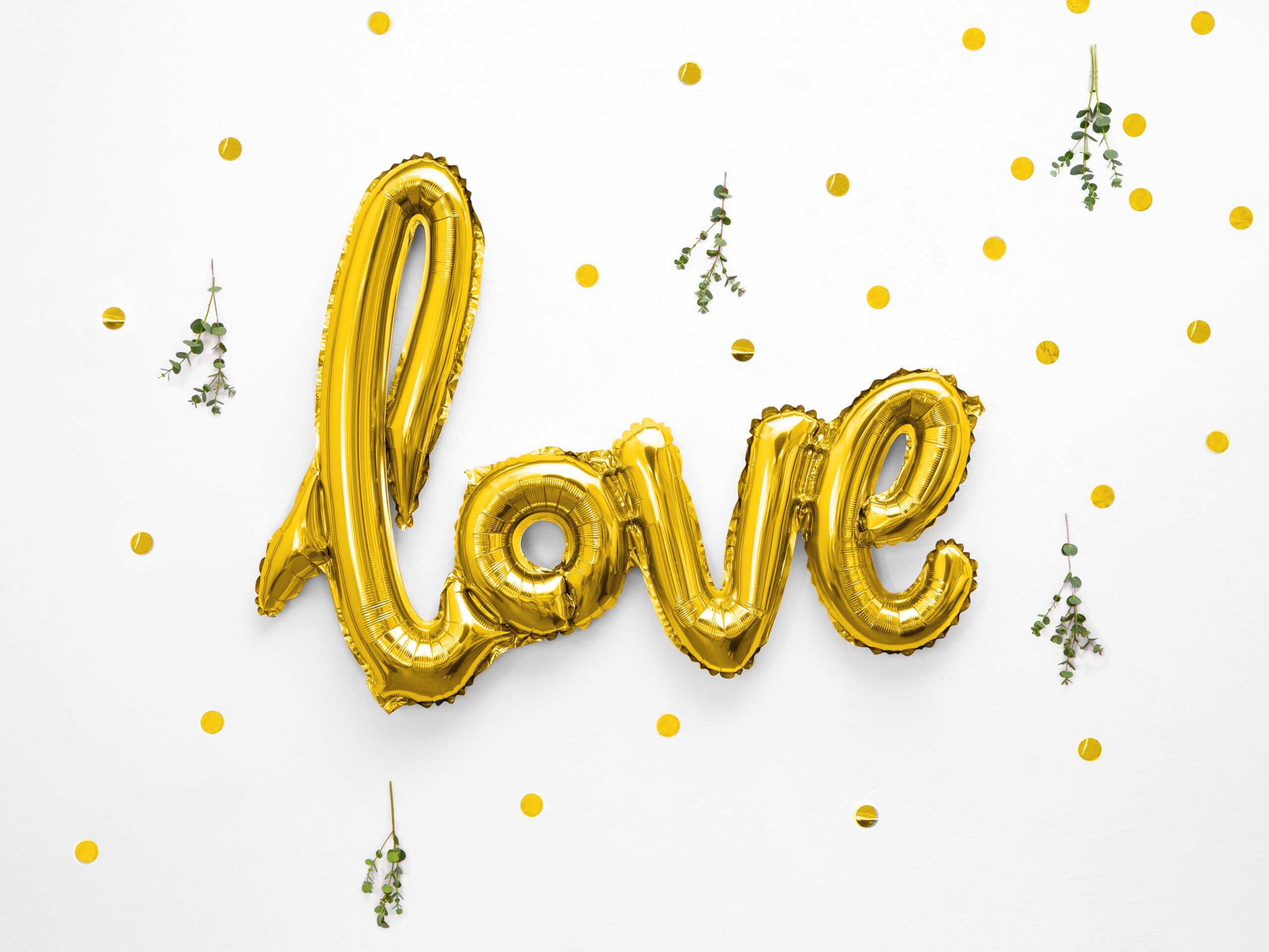 Μπαλόνι Foil Love Χρυσό 73×59εκ