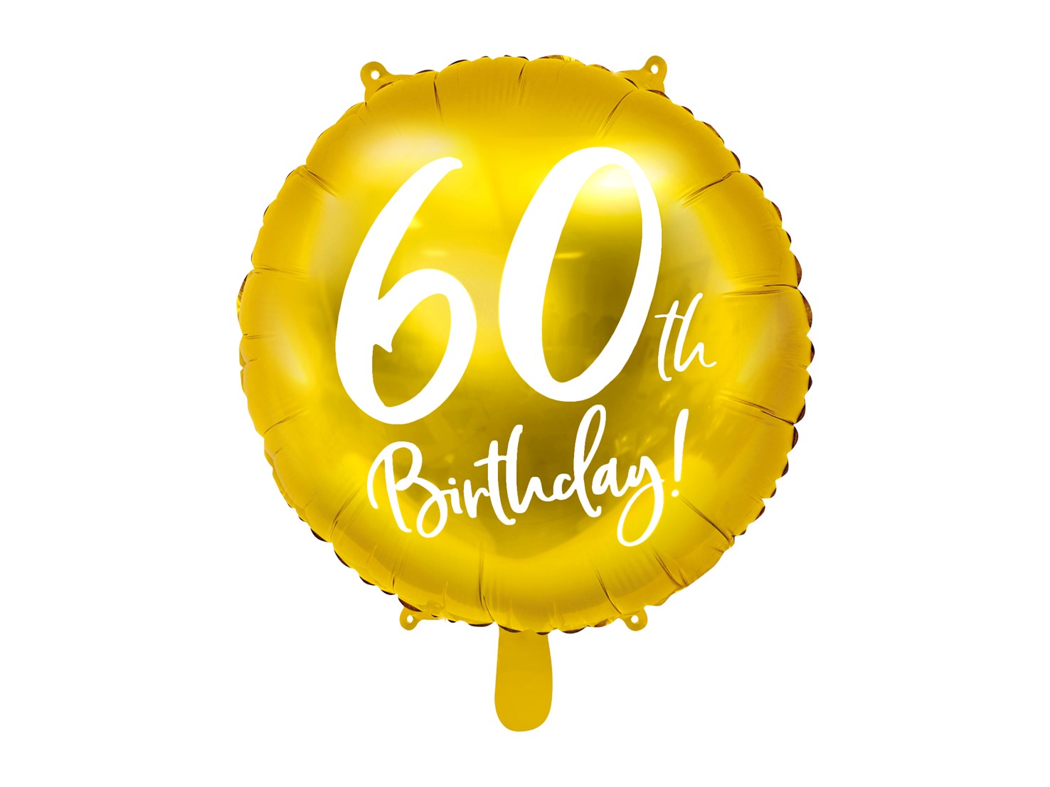 Μπαλόνι Foil Χρυσό 60th Birthday 45εκ