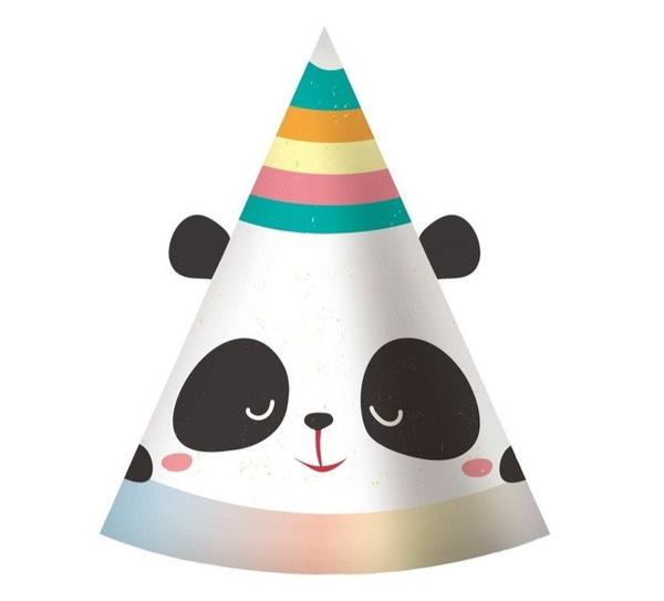 Χάρτινα Καπελάκια Dreamy Panda – 6 Τεμάχια