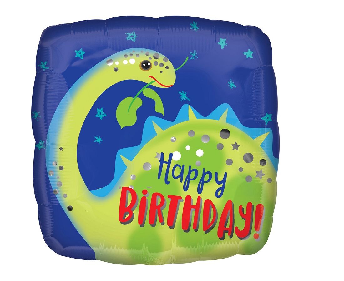 Μπαλόνι Foil Brontosaurus Happy Birthday 43 εκ