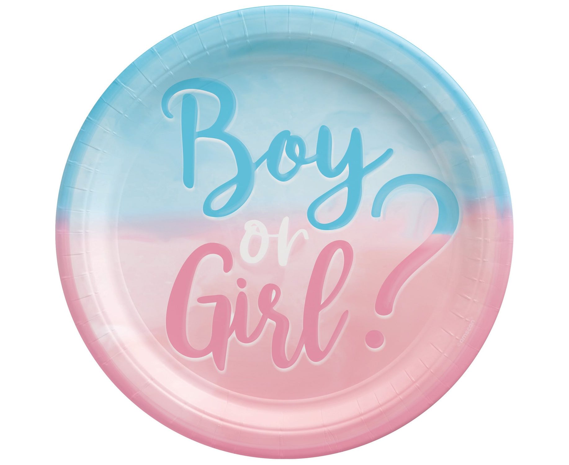Χάρτινα Πιάτα Boy or Girl? 23εκ – 8 Τεμάχια