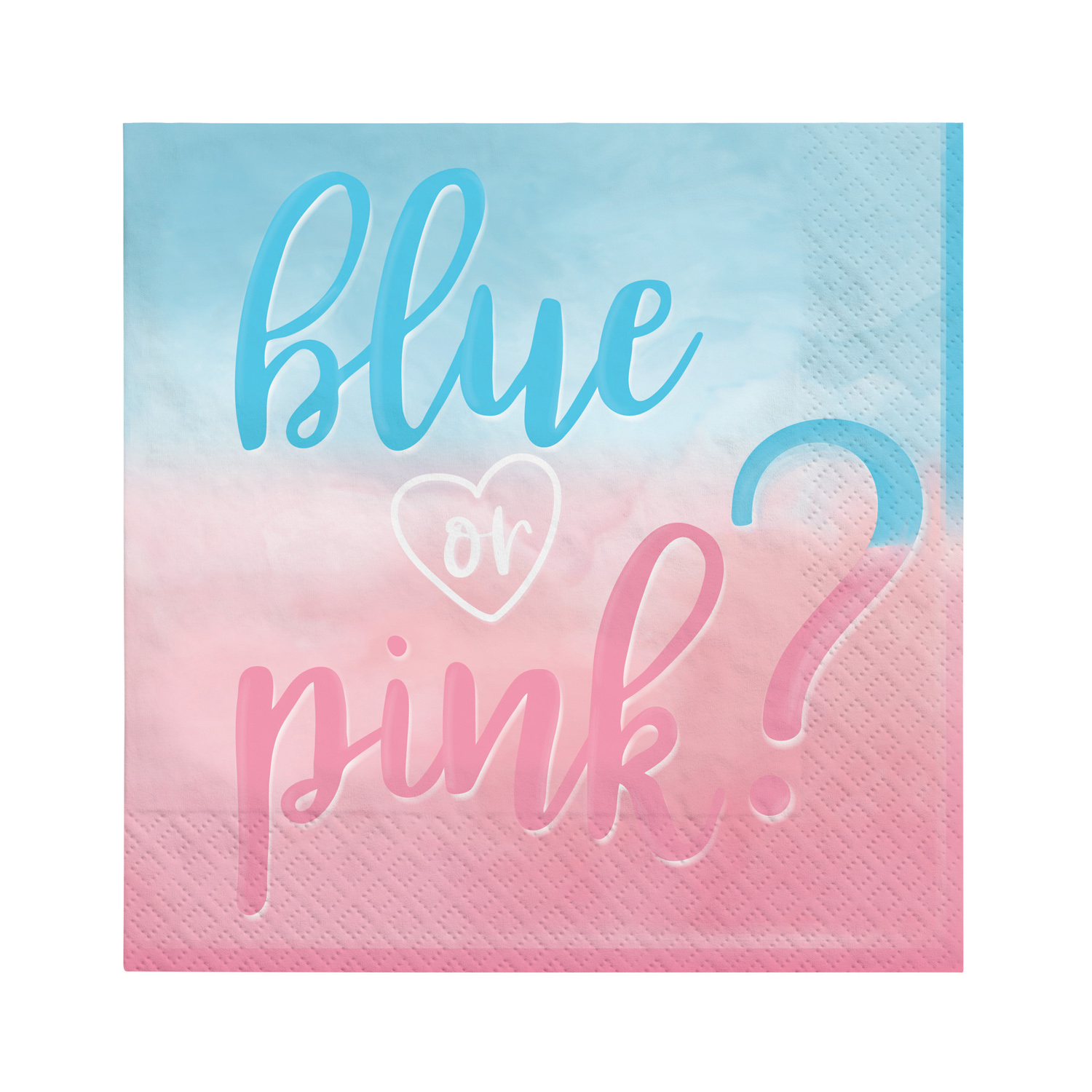 Χαρτοπετσέτες Blue or Pink 33×33εκ – 16 Τεμάχια