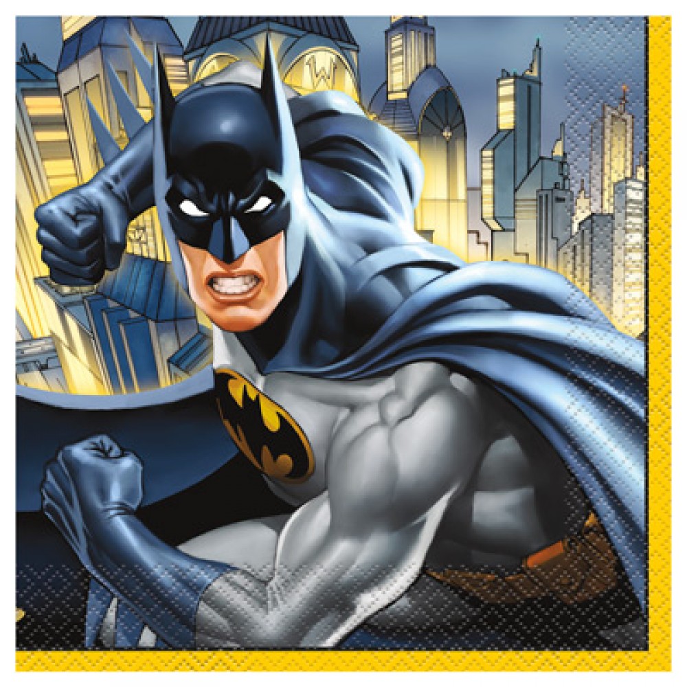 Χαρτοπετσέτες Batman 33×33εκ – 16 Τεμάχια