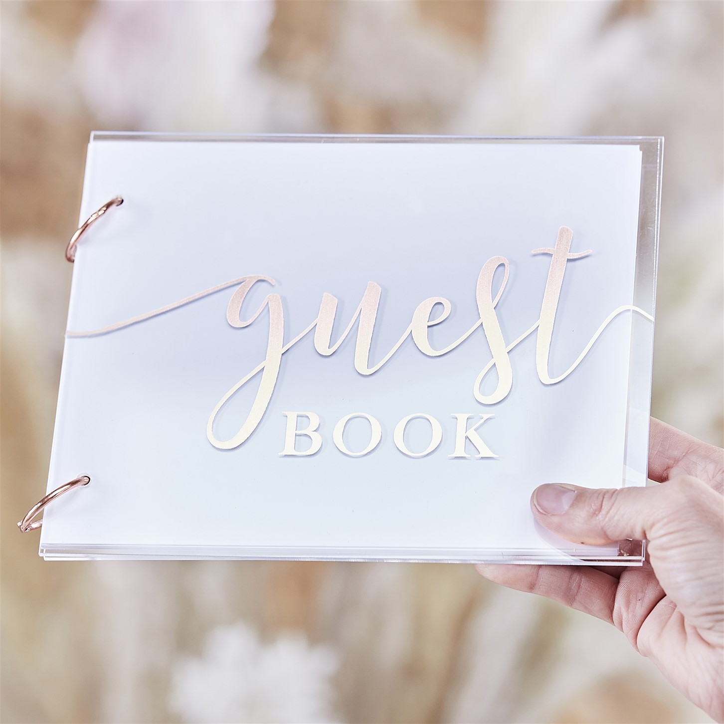 Ευχολόγιο – Βιβλίο Ευχών Γάμου Guest Book Ακρυλικό