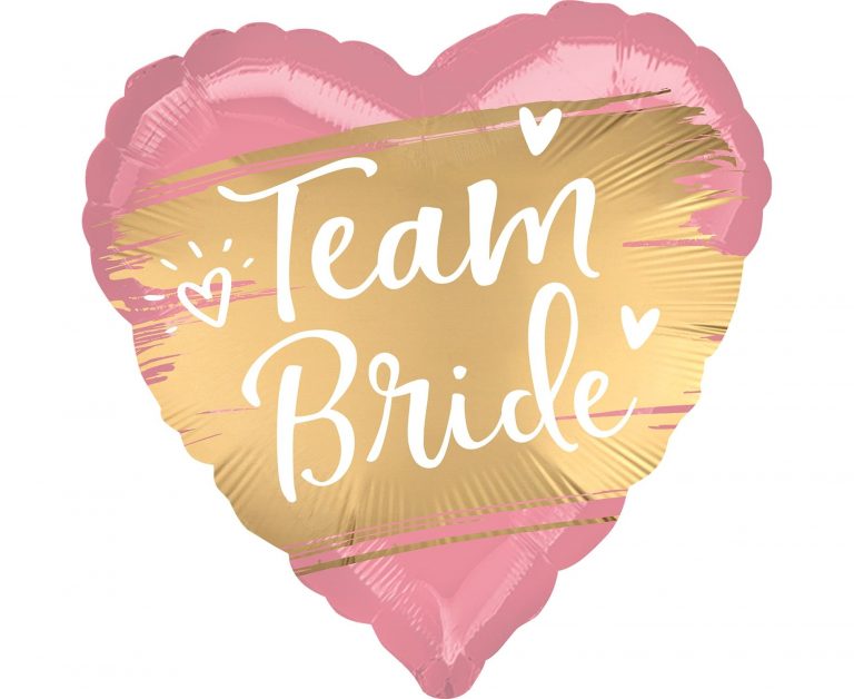 Μπαλόνι Foil Team Bride Καρδιά 45εκ