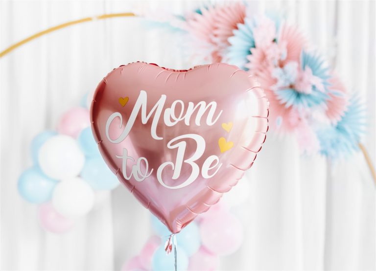 Μπαλόνι Foil Καρδούλα Mom to Be Ροζ 35εκ