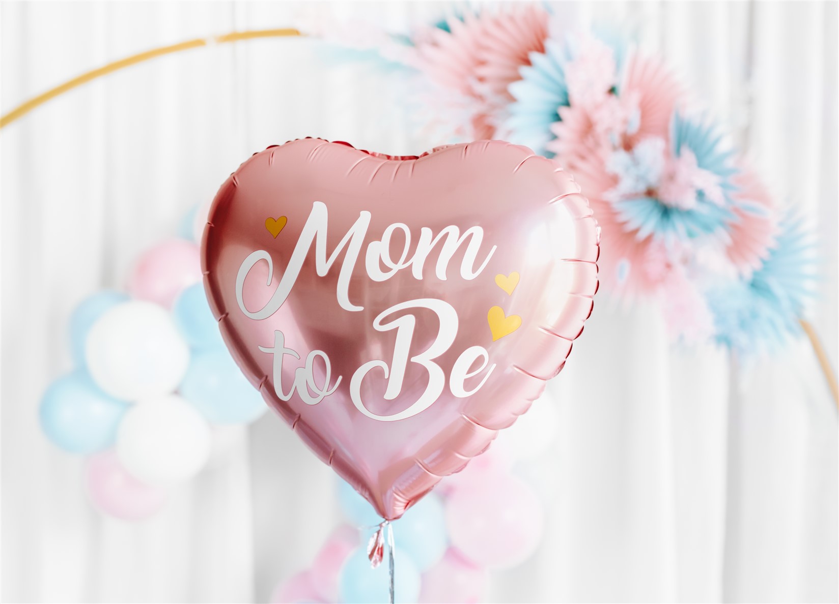 Μπαλόνι Foil Καρδούλα Mom to Be Ροζ 35εκ