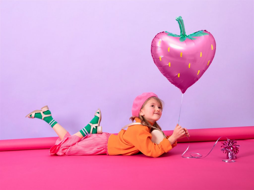 Μπαλόνι Foil Φράουλα 42×45εκ