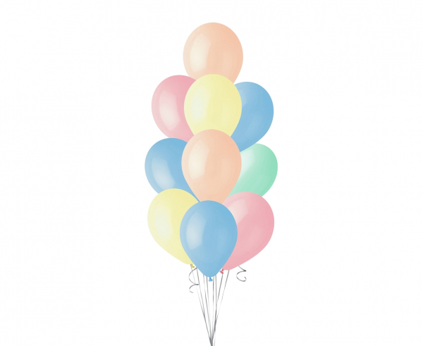Μπαλόνια Latex Pastel 30εκ – 10 Τεμάχια