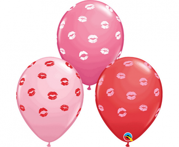 Μπαλόνια Latex Kisses Mix – 6 Τεμάχια