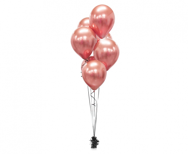 Μπαλόνια Latex Platinum Pink 30εκ – 7 Τεμάχια
