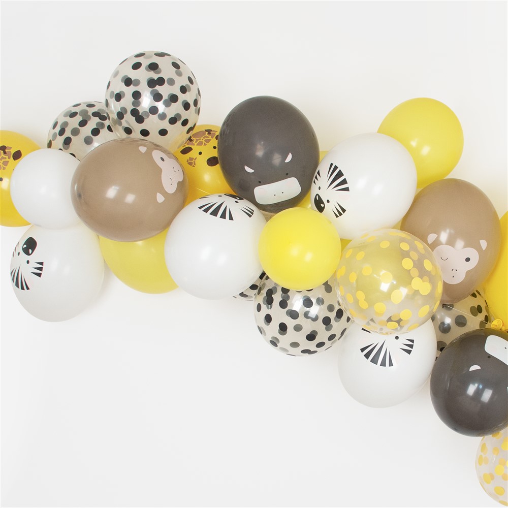 Μπαλόνια Latex Ζωάκια Σαφάρι 30εκ – 5 Τεμάχια
