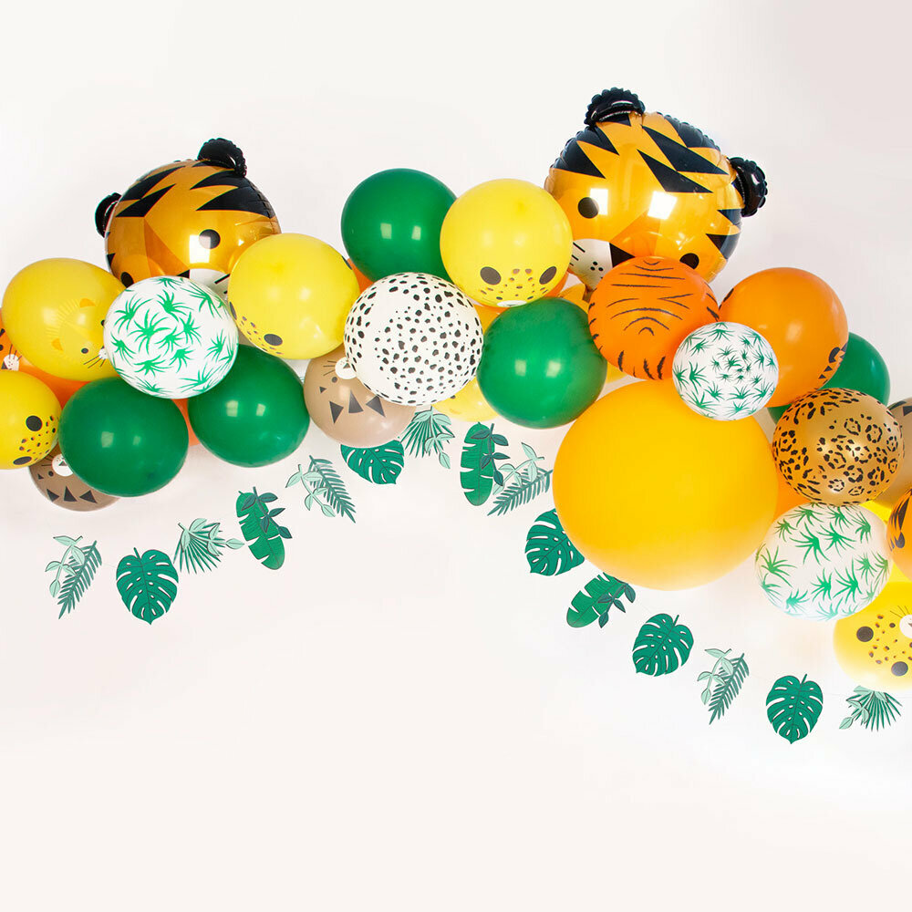 Μπαλόνια Latex Ζωάκια Ζούγκλας 30εκ – 5 Τεμάχια