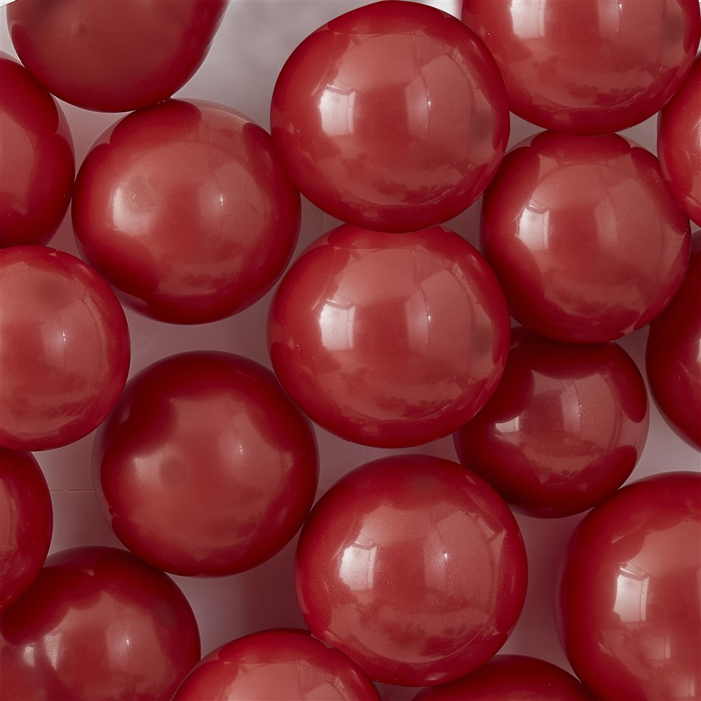 Μπαλόνια Latex Κόκκινα 12,7εκ – 40 Τεμάχια