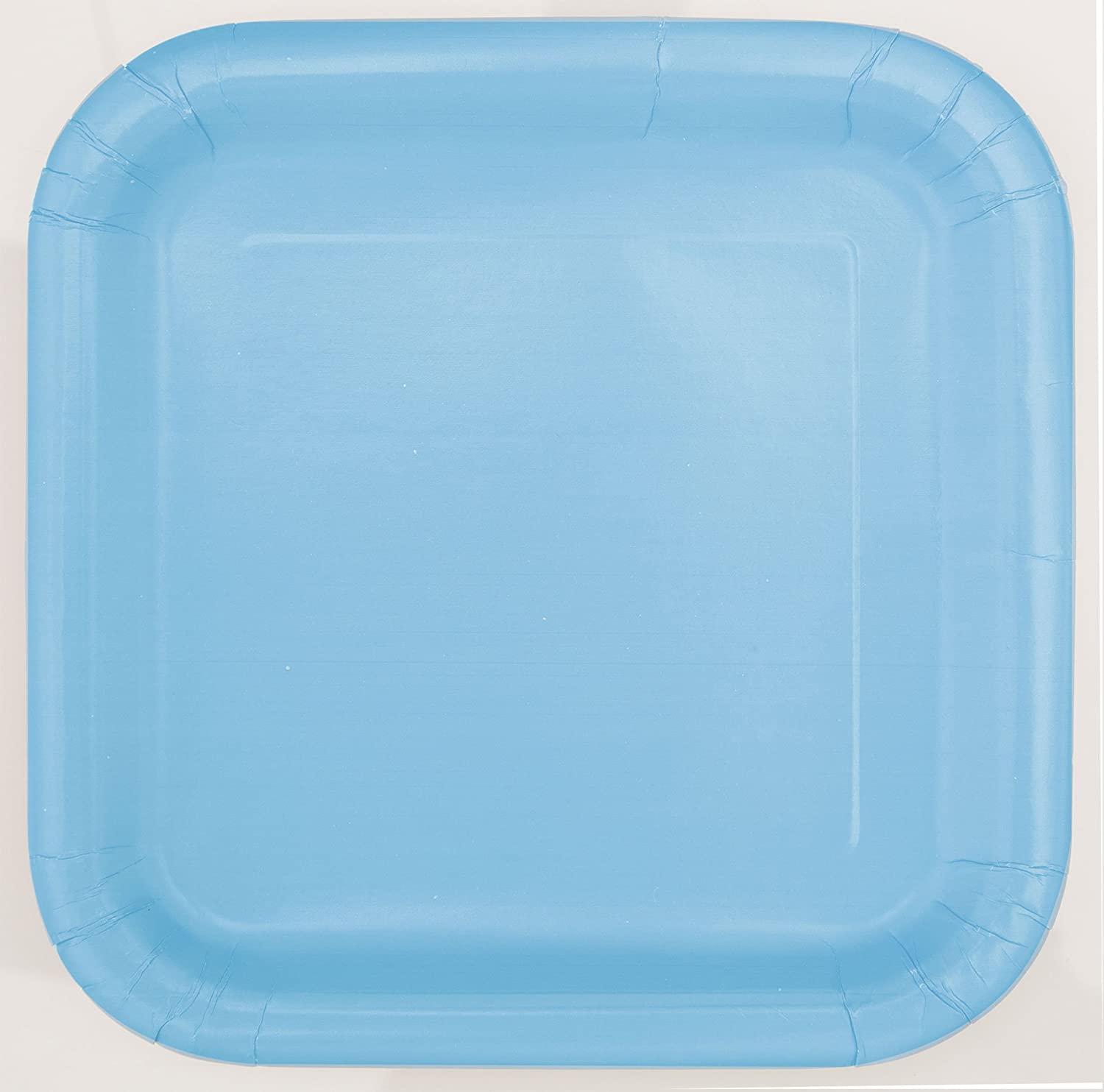 Χάρτινα Πιάτα Γαλάζια Τετράγωνα 22,8εκ – 14 Τεμάχια