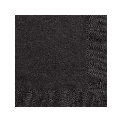 Χαρτοπετσέτες Μαύρες 33×33εκ – 20 Τεμάχια