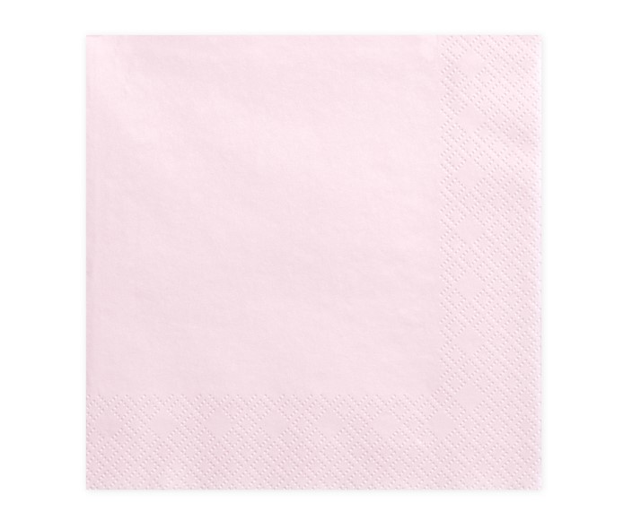Χαρτοπετσέτες Ροζ 33×33εκ – 20 Τεμάχια