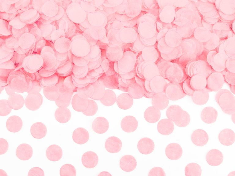 Χάρτινο Κονφετί Ροζ – 15 Γραμμάρια