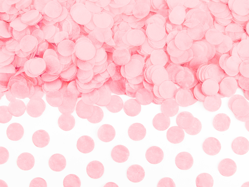 Χάρτινο Κονφετί Ροζ – 15 Γραμμάρια