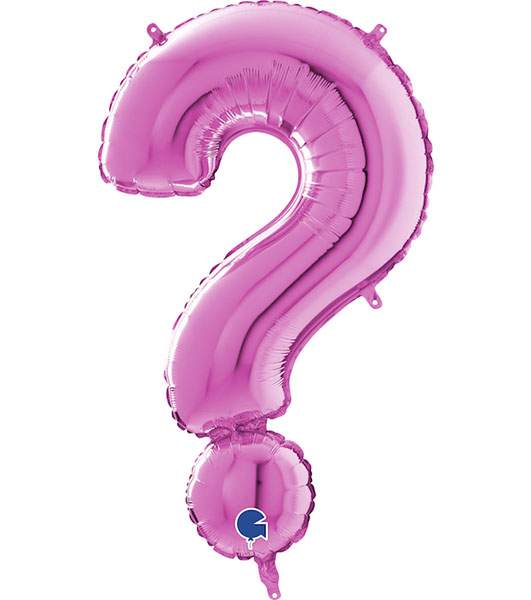 Μπαλόνι Foil Ερωτηματικό Ροζ – 66εκ.