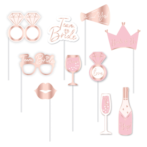 Photo Booth Props Hen Night – 10 Τεμάχια