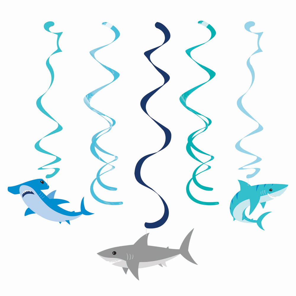 Κρεμαστά Διακοσμητικά Καρχαρίες – 5 Τεμάχια