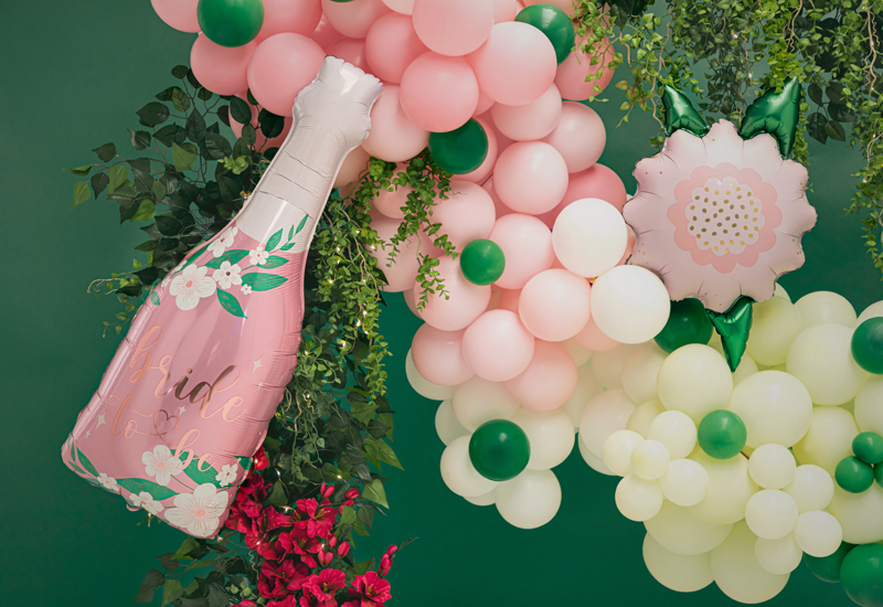 Μπαλόνι Foil Ροζ Λουλούδι 60×50εκ
