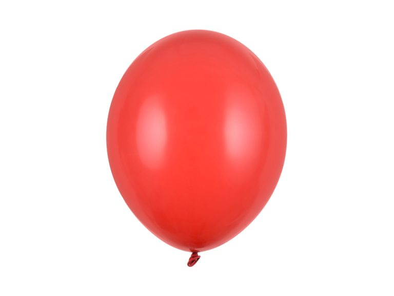 Μπαλόνια Latex Pastel Κόκκινο 30εκ – 10 Τεμάχια