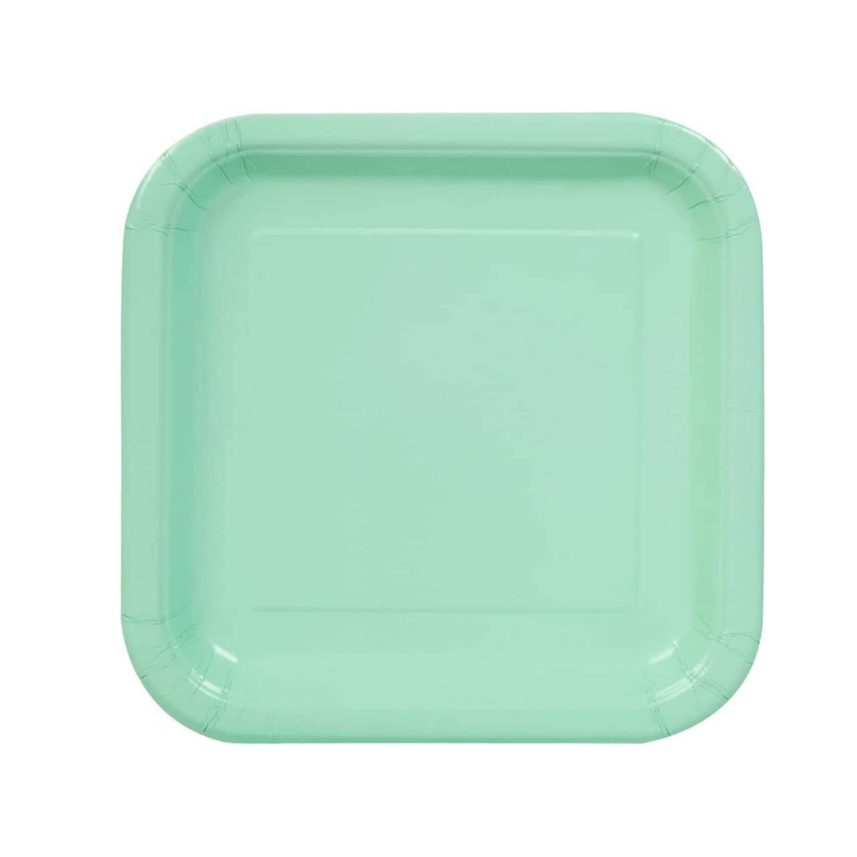 Χάρτινα Πιάτα Mint Τετράγωνα 17,4εκ – 14 Τεμάχια
