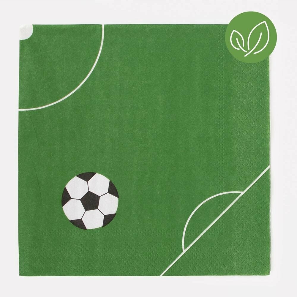 Χαρτοπετσέτες Ποδόσφαιρο 16,5×16,5εκ – 20 Τεμάχια