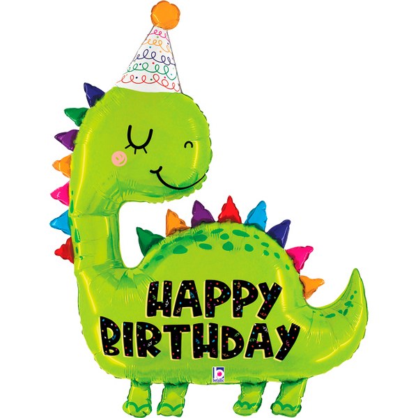 Μπαλόνι Foil Birthday Dinosaur 132εκ
