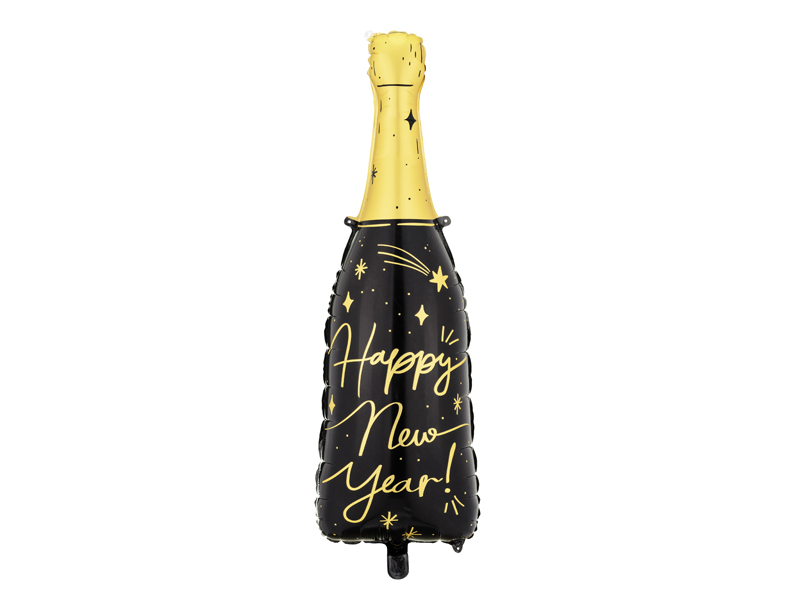 Μπαλόνι Foil Μπουκάλι Happy New Year 27×88εκ